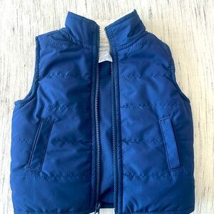 Carters baby zip up vest